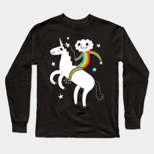 Unicorn & Rainbow Boy Long Sleeve T-Shirt